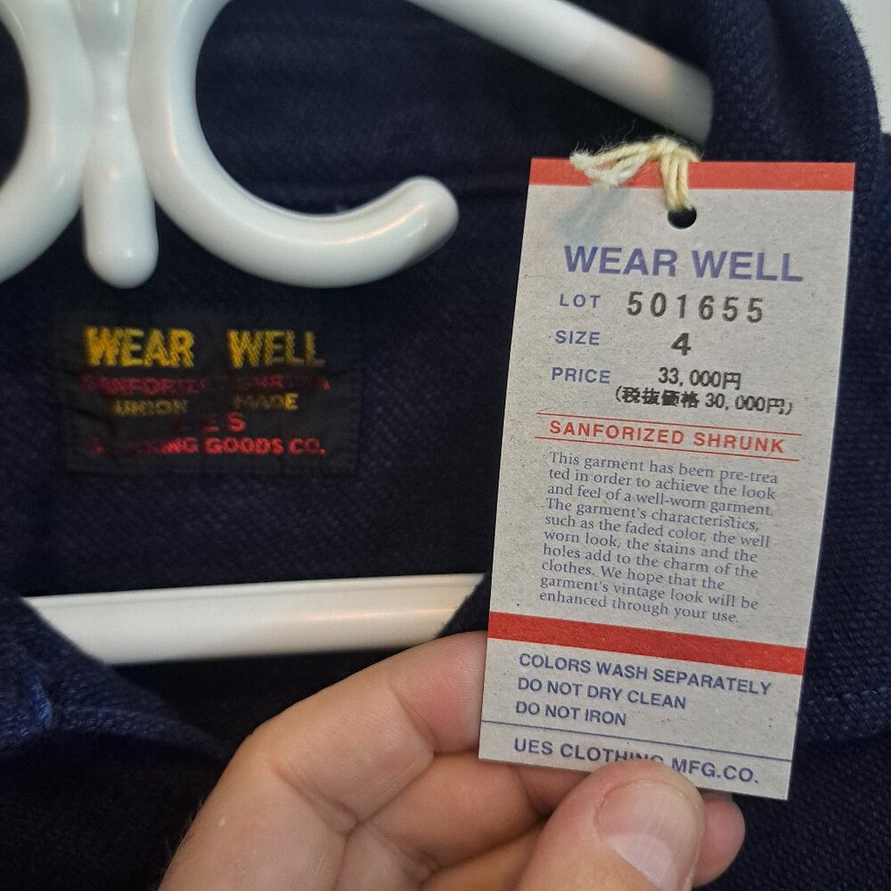 UES Indigo Heavy Flannel size 4 - Picture 2 of 6